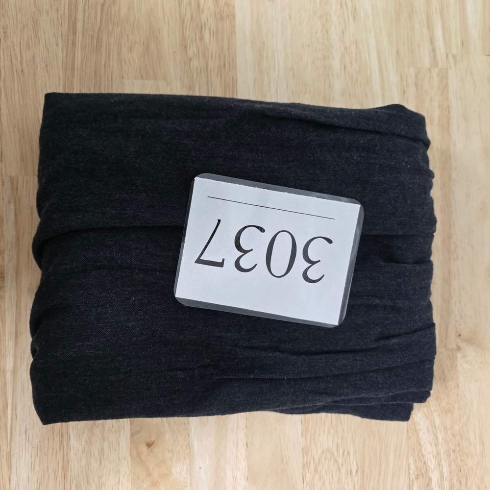 Poetry Gray Herringbone Cotton Wool Shirt Dress Midi Pockets US 6 UK 10 VC77 - Picture 6 of 7